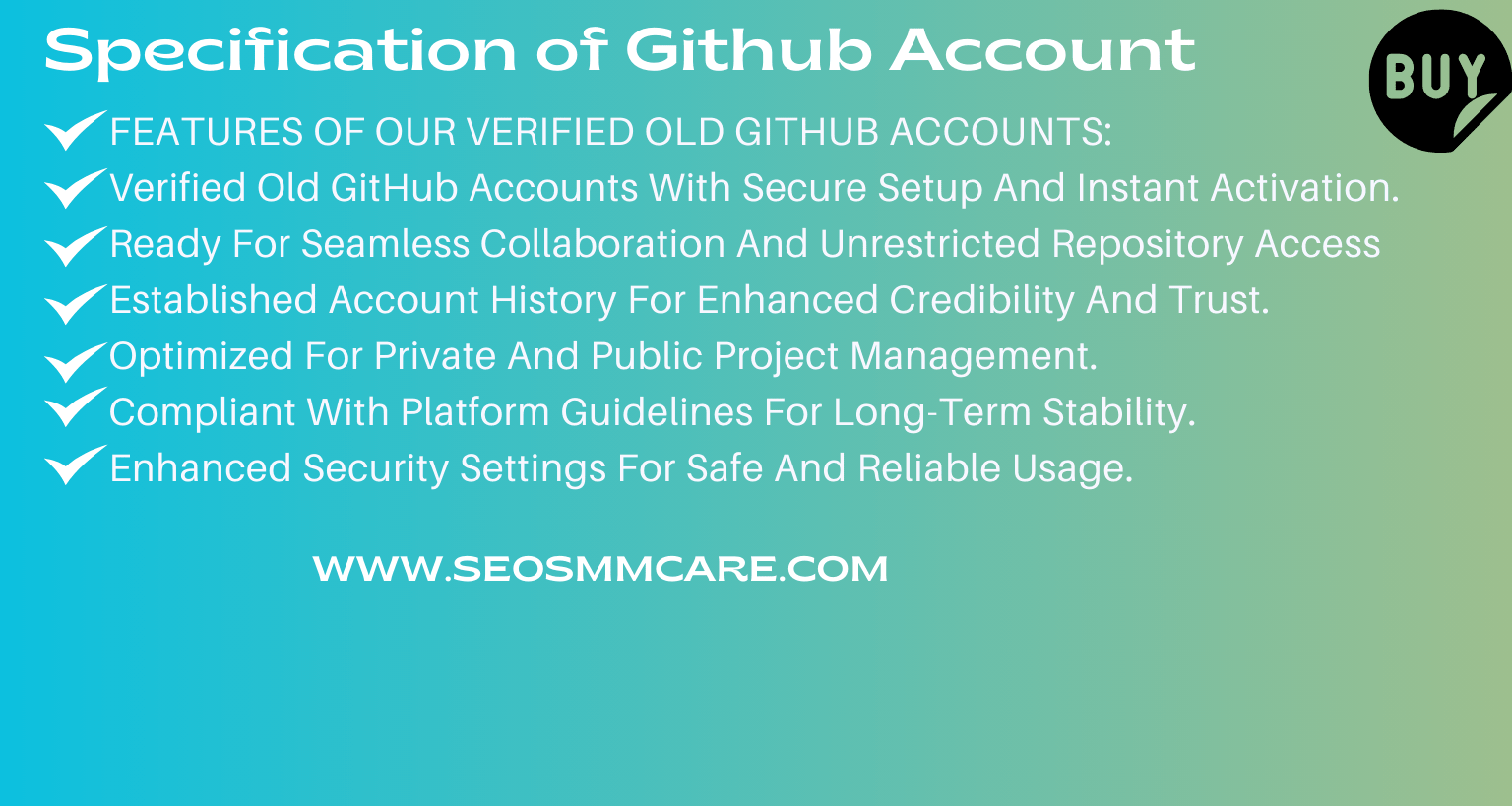 Buy github accounts