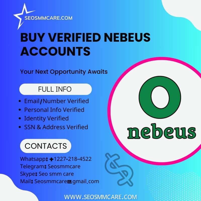 Buy Verified Nebeus Accounts