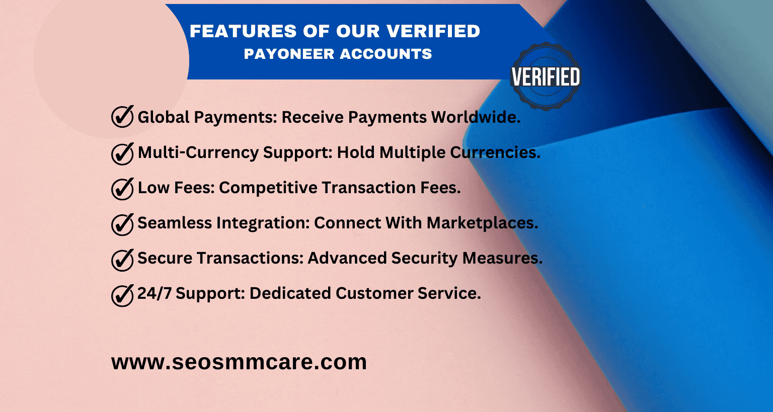 Buy verified payoneer accounts