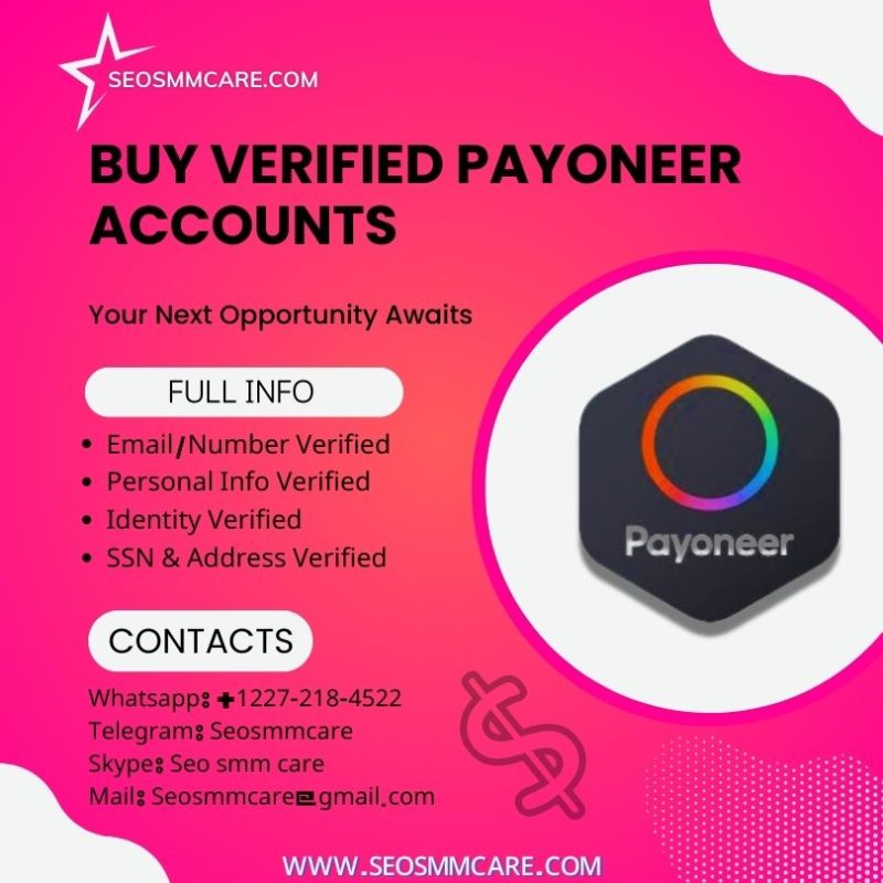 Buy Verified Payoneer Accounts
