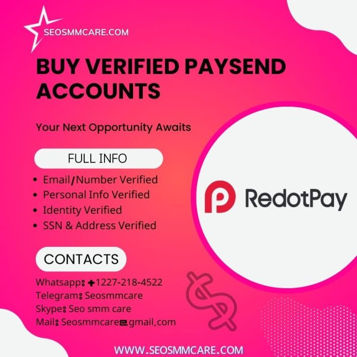 Buy Verified Redotpay Accounts
