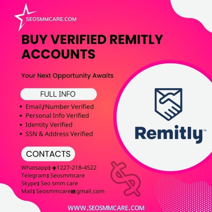 Buy Verified Remitly Accounts