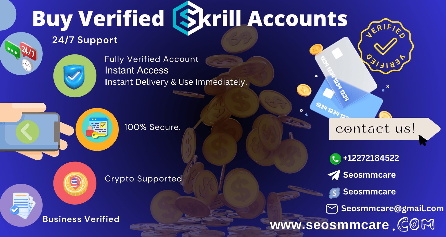 Buy verified skrill accounts