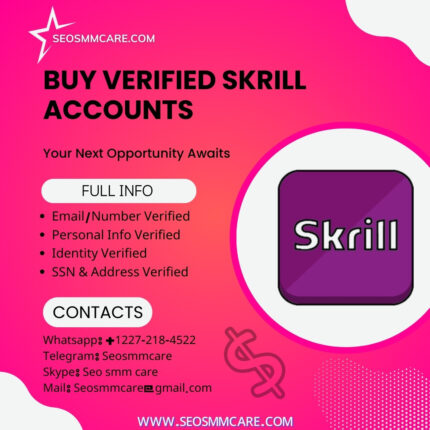 Buy Verified Skrill Accounts