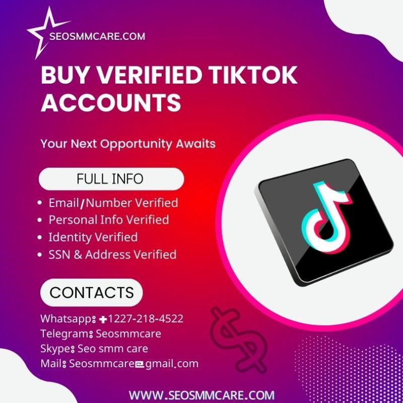 Buy Verified Tiktok Accounts