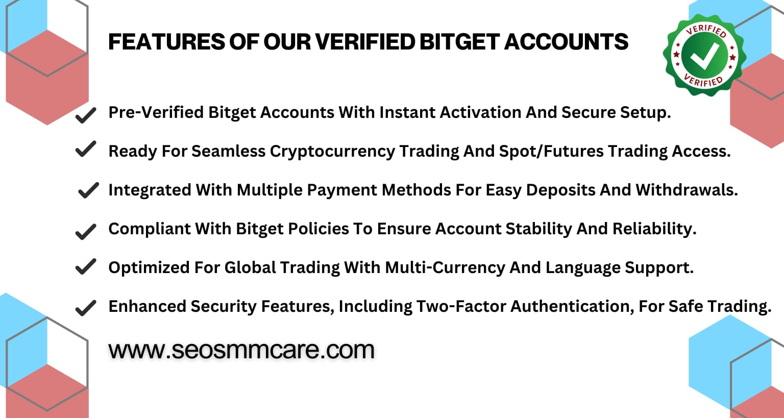 Buy verified bitget accounts
