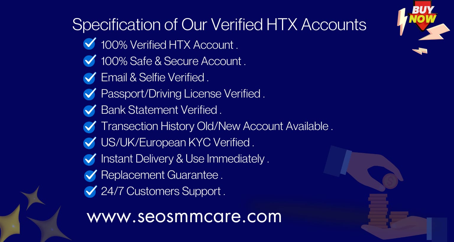 Buy verified htx accounts