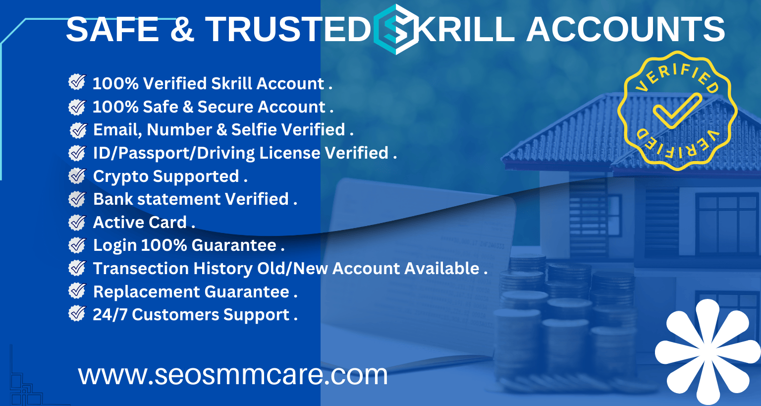 Buy verified skrill accounts