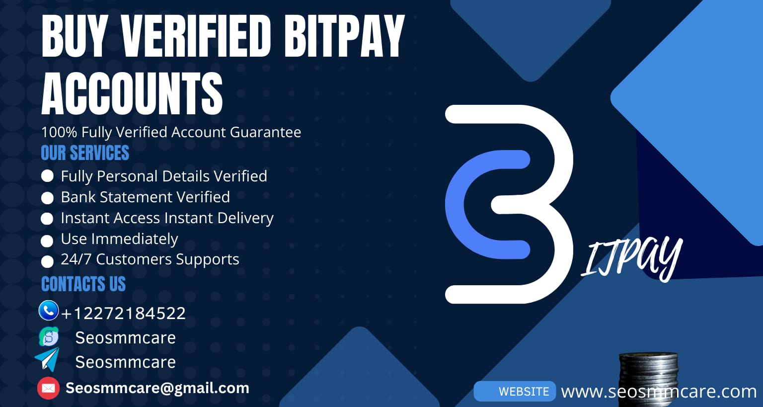 Buy verified bitpay accounts