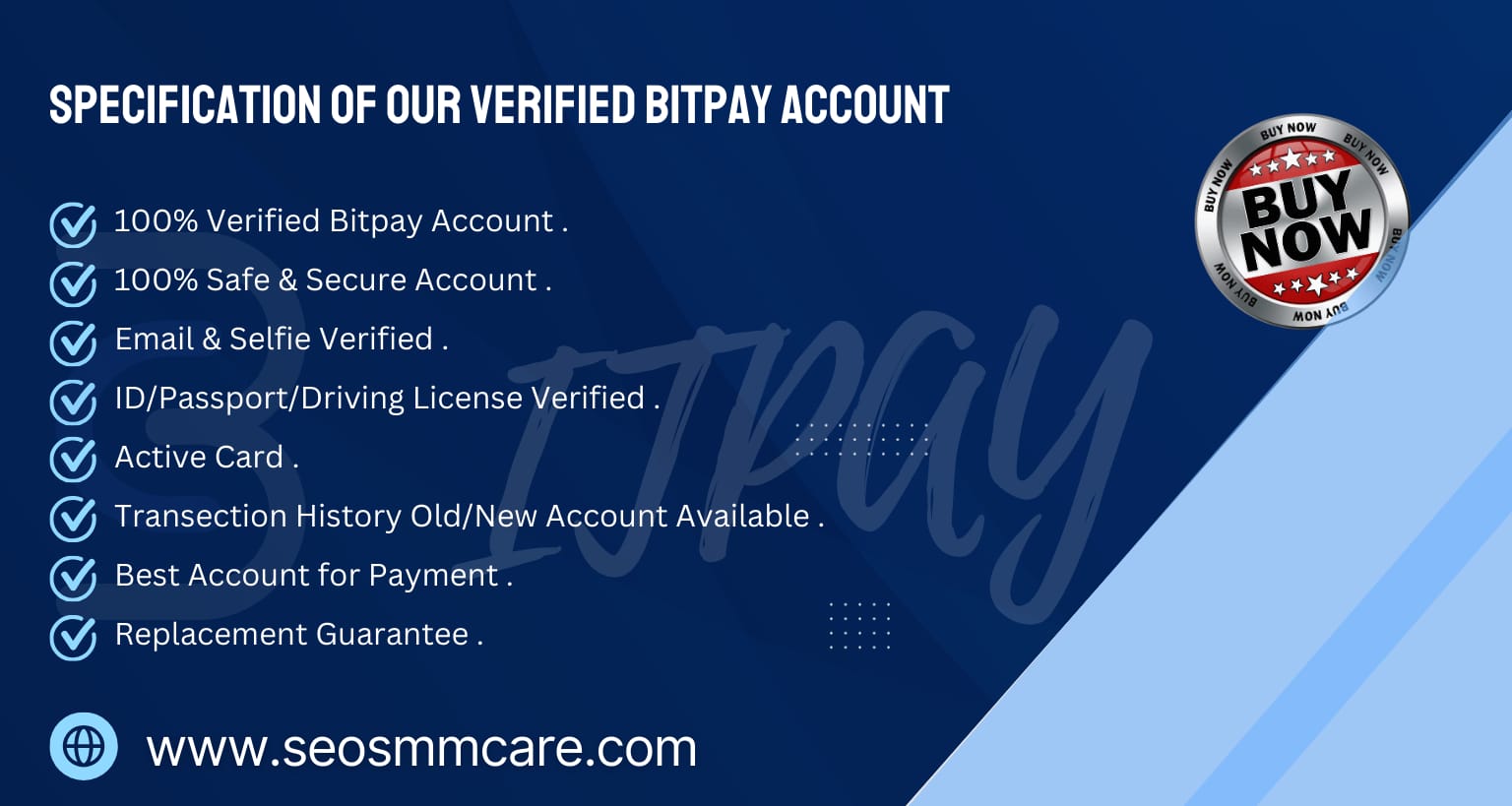 Buy verified bitpay accounts