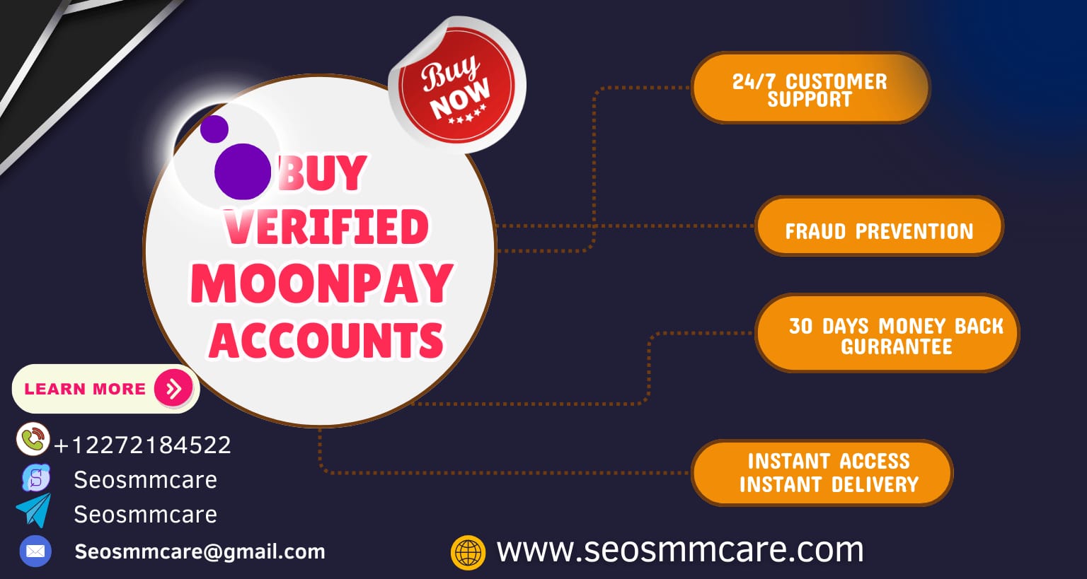Buy verified moonpay accounts