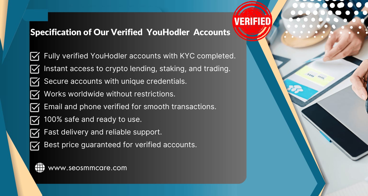 Buy Verified YouHodler Accounts