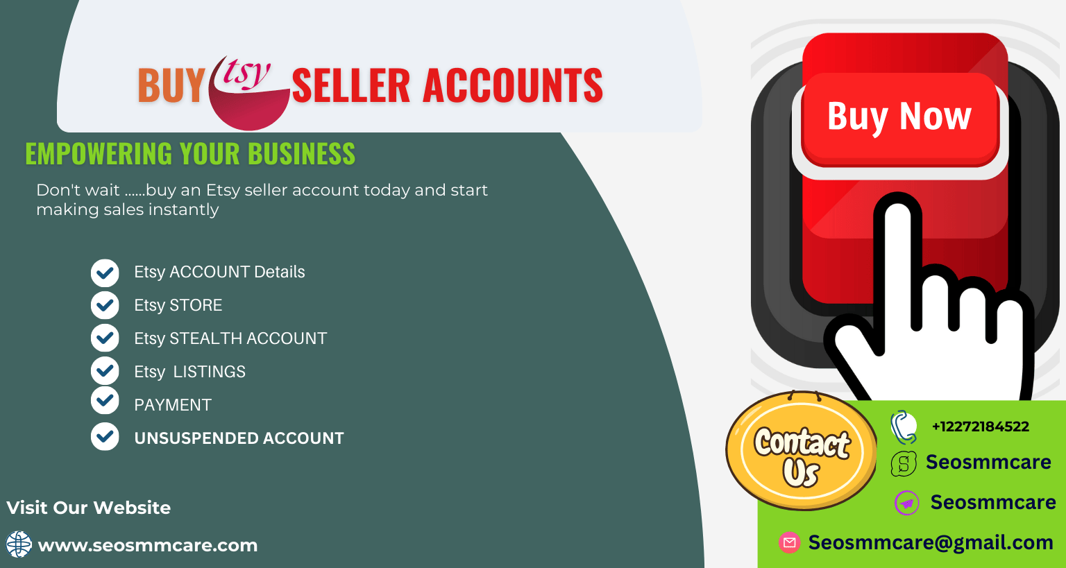 Buy etsy seller accounts