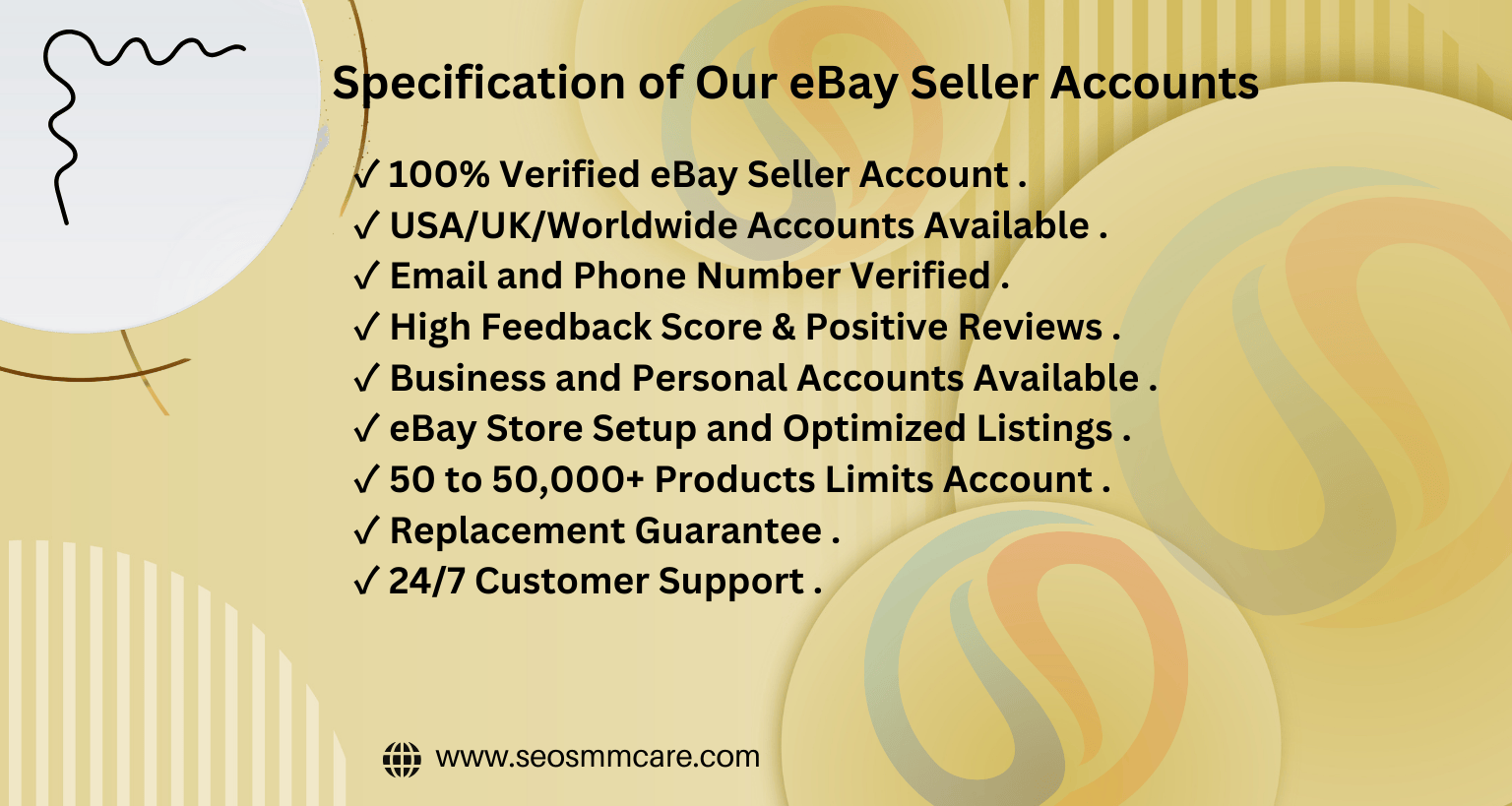 Buy ebay seller accounts