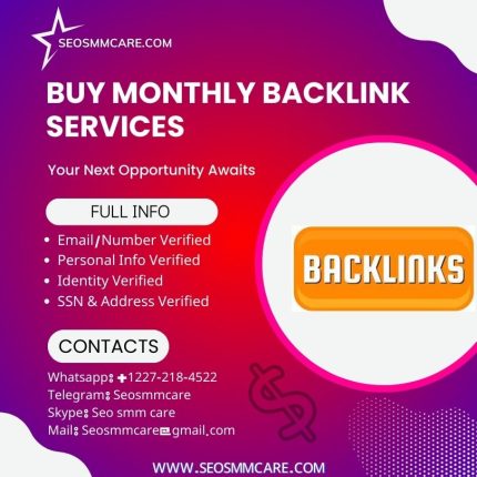 Buy Monthly SEO Service