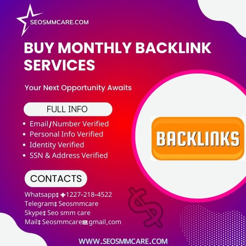 Buy Monthly SEO Service