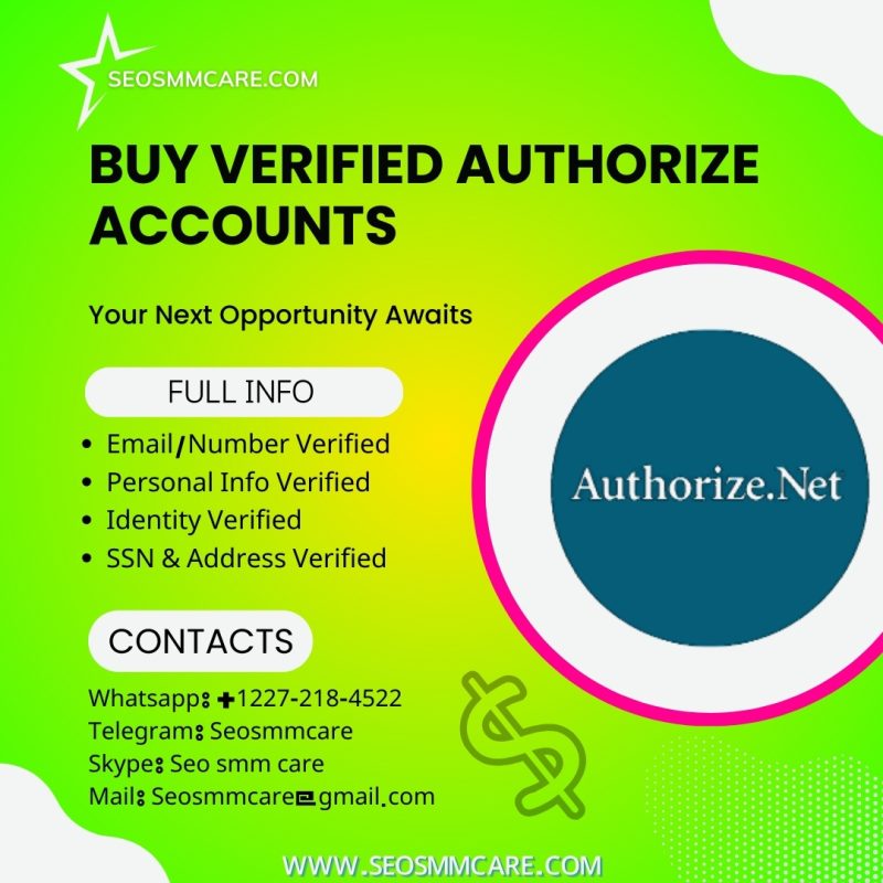 Buy Verified Authorize.net Accounts
