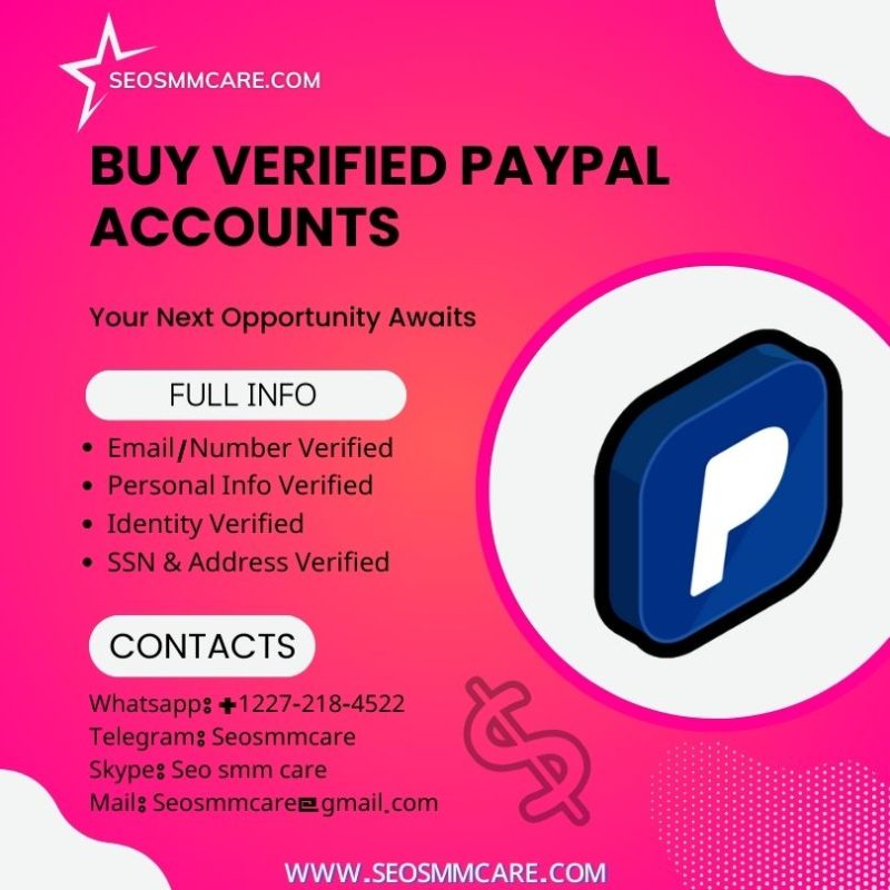 Buy Verified PayPal Accounts