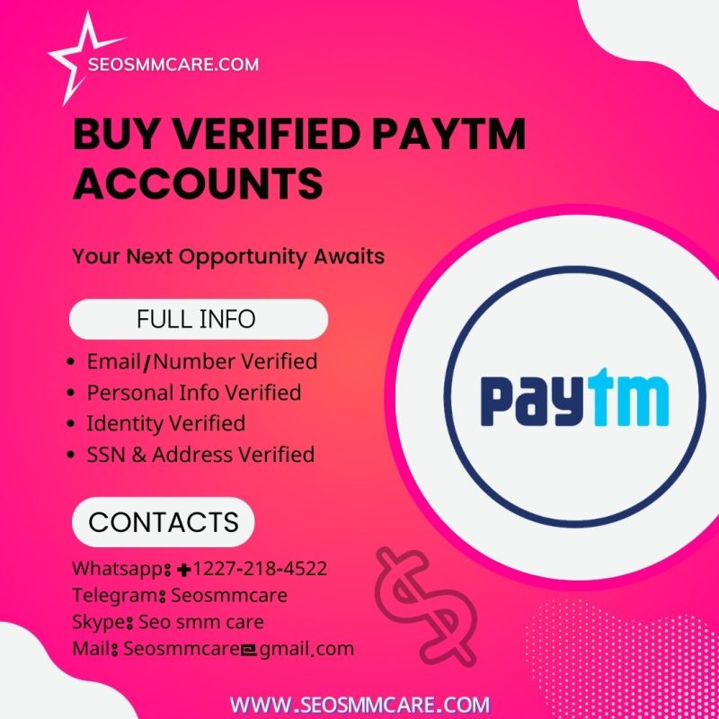 Buy Verified PayTM Accounts