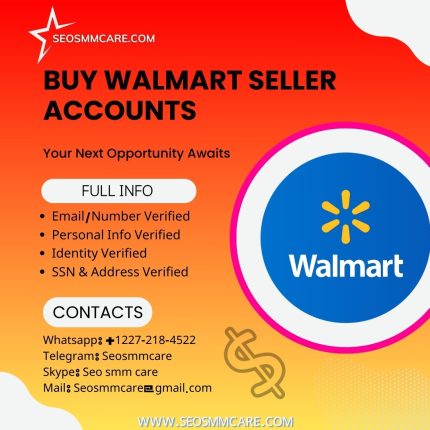 Buy Walmart Seller Accounts