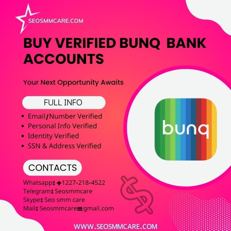 Buy Bunq Bank Accounts